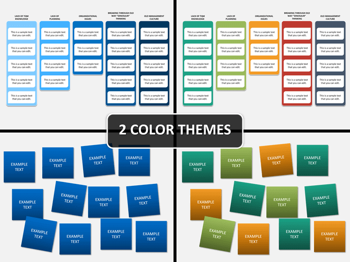 Affinity diagram PPT cover slide