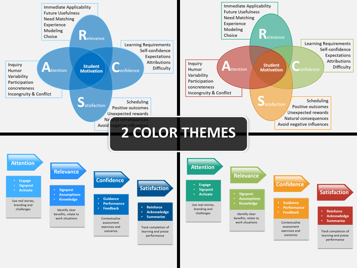 arcs model PPT cover slide