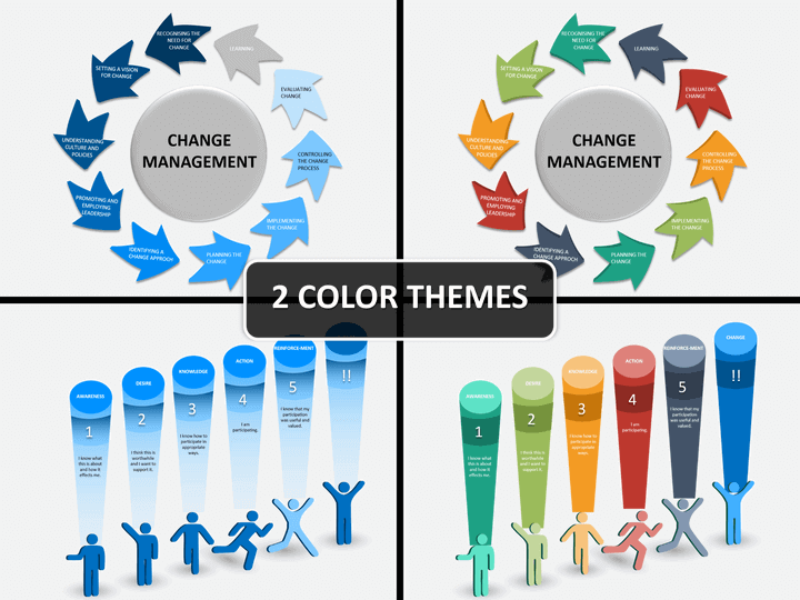 Change management PPT cover slide
