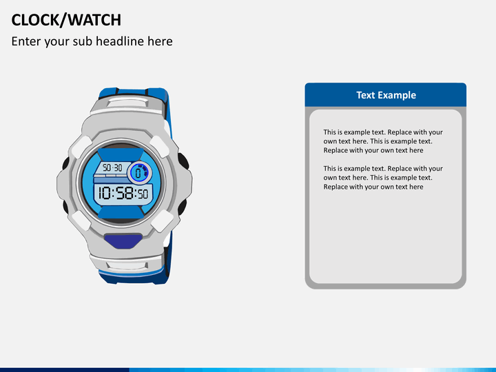Clock / watch PPT slide 1