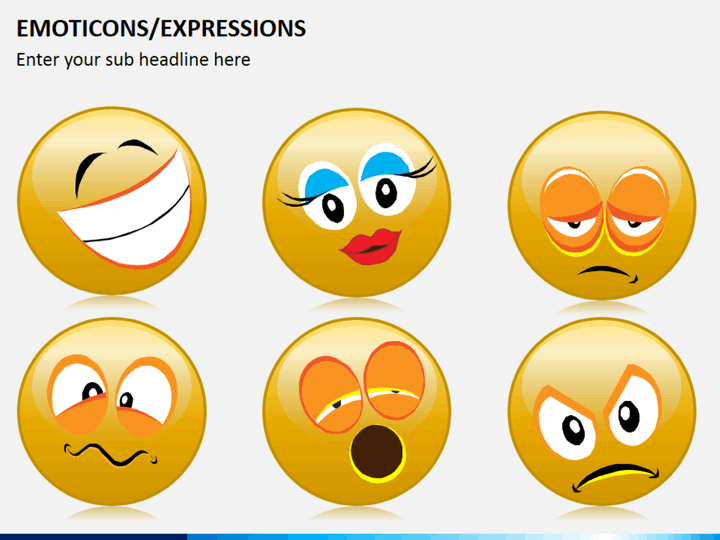 Emoticons PPT slide 1