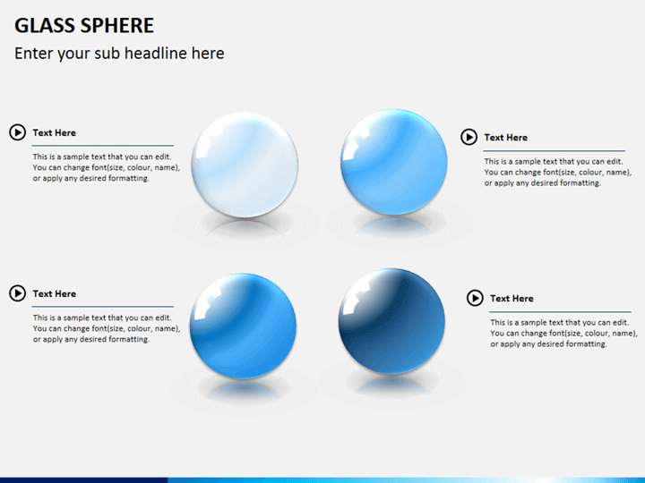 Glass sphere PPT slide 1