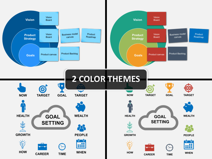 Goals bundle PPT cover slide