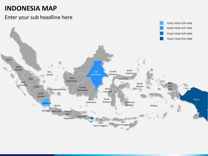Indonesia map PPT slide 6