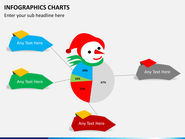 Infographic charts PPT slide 1