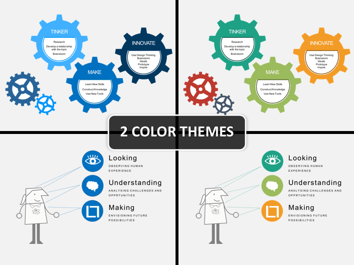 Innovative solutions PPT cover slide 