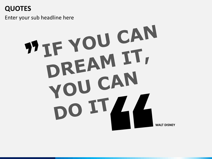 Inspirational quotes PPT slide 1