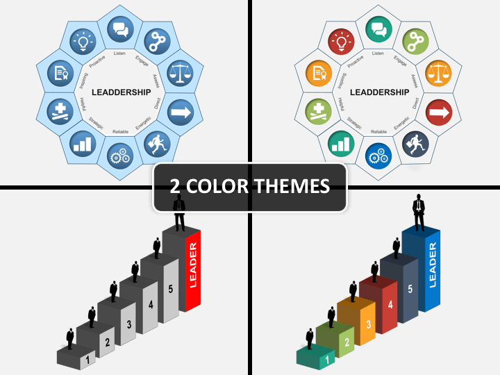 Leadership PPT cover slide 