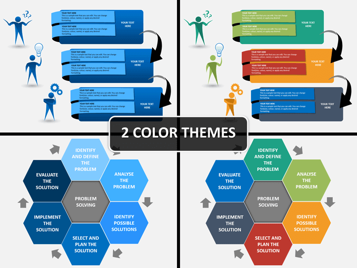 Problem solving PPT cover slide