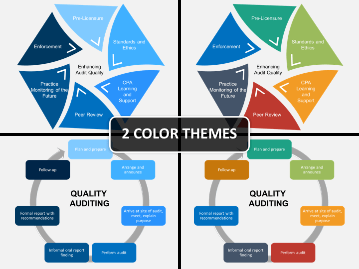 Quality auditing PPT cover slide