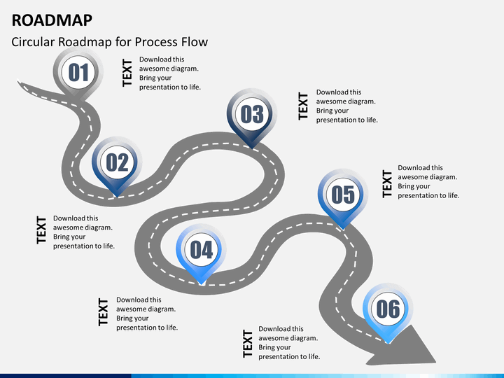 Roadmap free PPT slide 1
