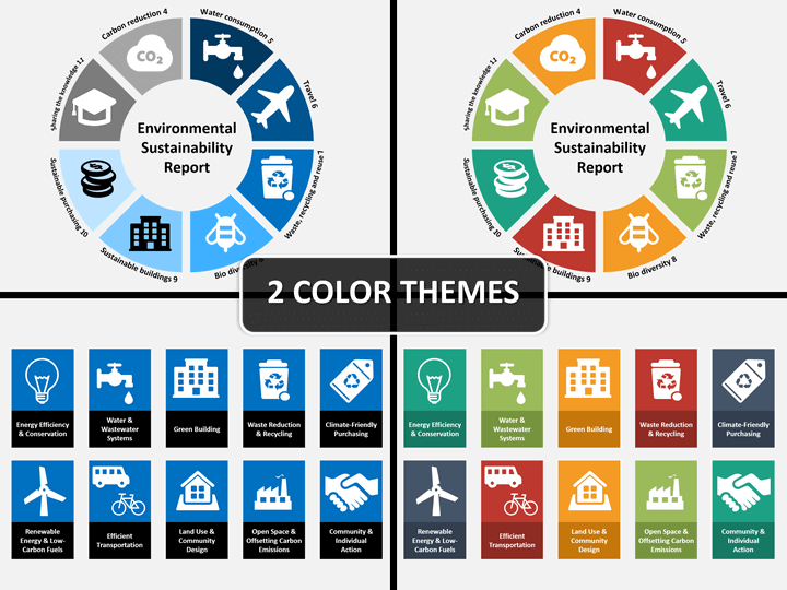 Sustainability PPT cover slide