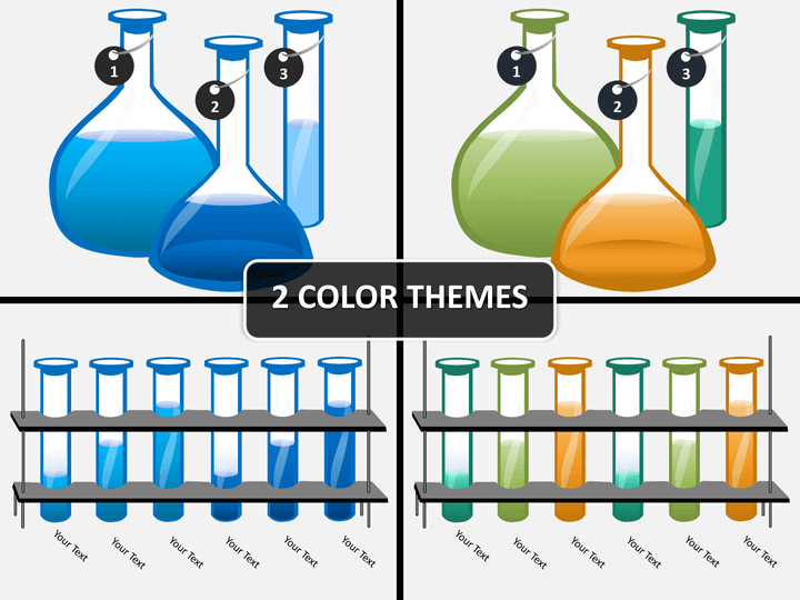 Test tubes PPT cover slide 