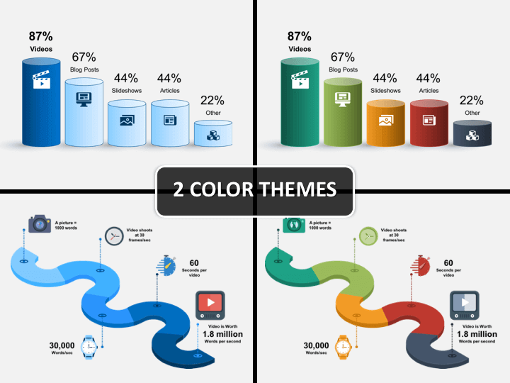 Video marketing PPT cover slide