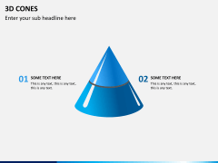 3D cones PPT slide 1