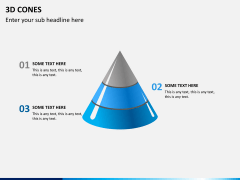 3D cones PPT slide 2