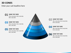 3D cones PPT slide 5