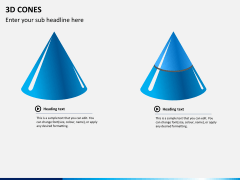 3D cones PPT slide 6