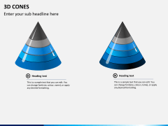 3D cones PPT slide 8