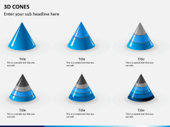 3D cones PPT slide 9