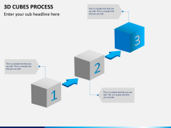 3d cubes process PPT slide 2