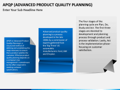 Advanced Product Quality Planning (APQP) Model PPT slide 3