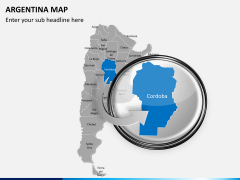 Argentina map PPT slide 14