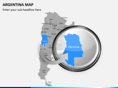 Argentina map PPT slide 15
