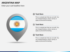 Argentina map PPT slide 22