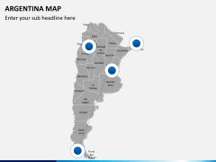 Argentina map PPT slide 4