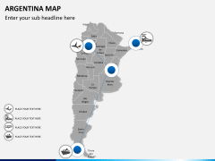 Argentina map PPT slide 5