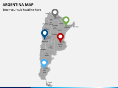 Argentina map PPT slide 6