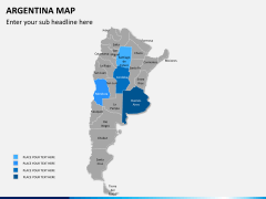 Argentina map PPT slide 8