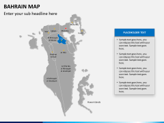 Bahrain map PPT slide 10