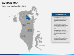 Bahrain map PPT slide 12