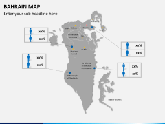 Bahrain map PPT slide 19
