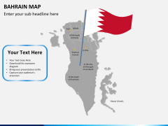 Bahrain map PPT slide 21