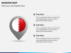 Bahrain map PPT slide 23