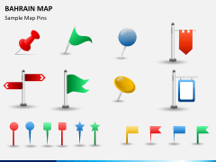 Bahrain map PPT slide 26