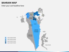 Bahrain map PPT slide 9
