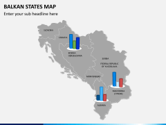 Balkan states map PPT slide 15