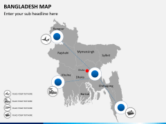 Bangladesh map PPT slide 10