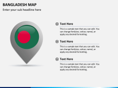 Bangladesh map PPT slide 15