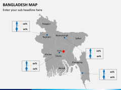 Bangladesh map PPT slide 5