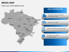 Brazil map PPT slide 17