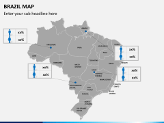 Brazil map PPT slide 18