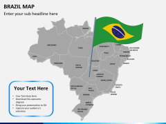 Brazil map PPT slide 20