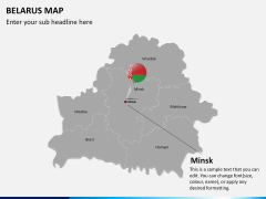 Belarus map PPT slide 14