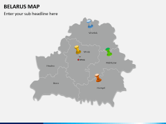 Belarus map PPT slide 4