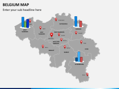 Belgium map PPT slide 16